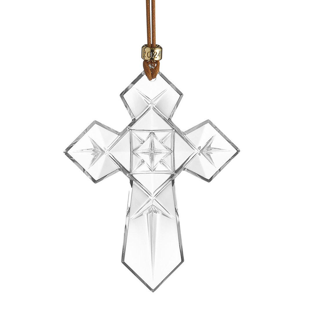 INDENT - Waterford Annual Cross Ornament, 2024 Dated image 0